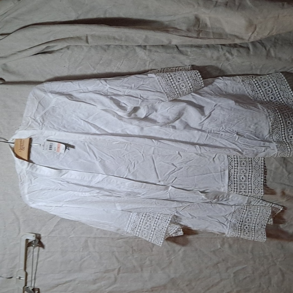 Swim cover up NWT white Studio Works
